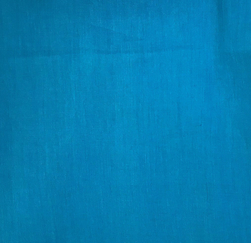 Turquoise blue solid color cotton tichel headscarve
