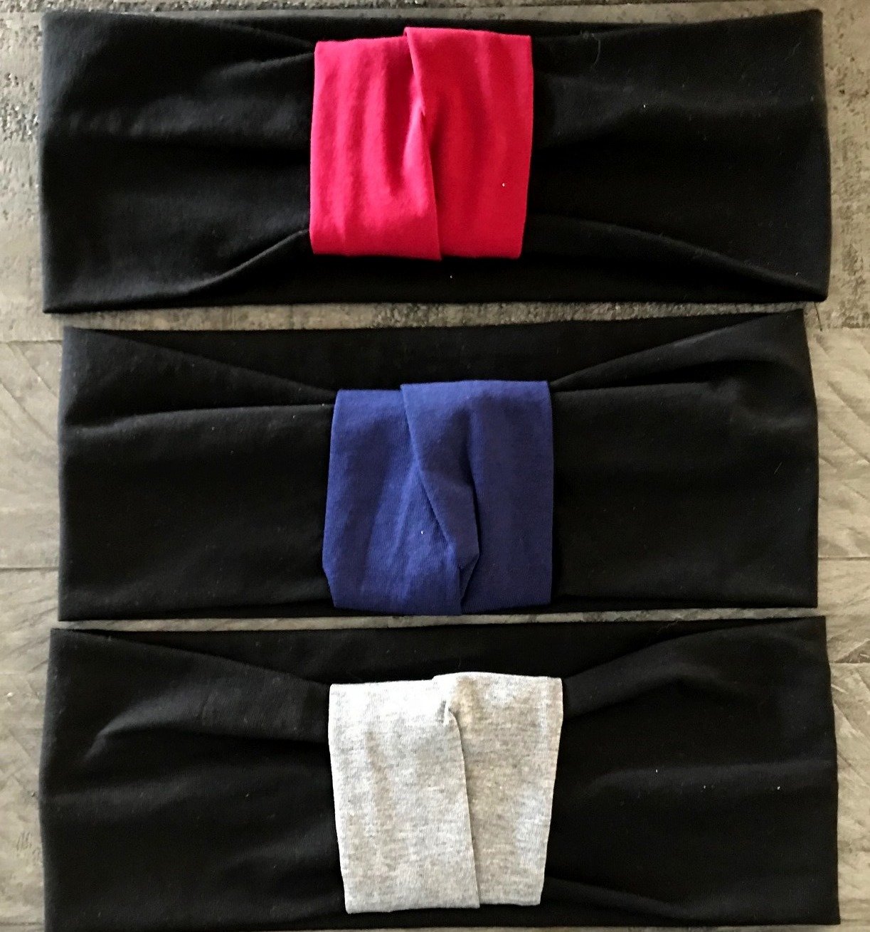 Pocket front headbands
