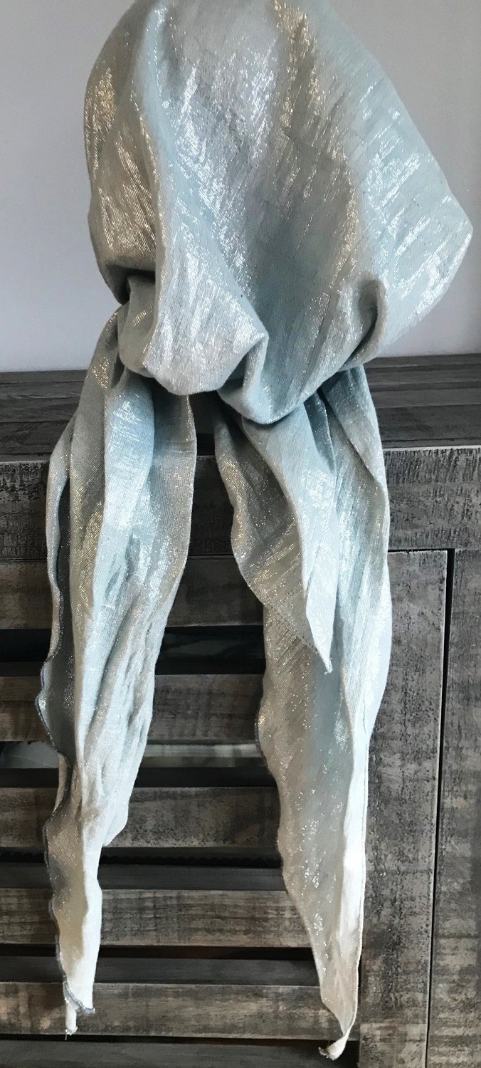 Rear View Long tails Pre-tied Tichel