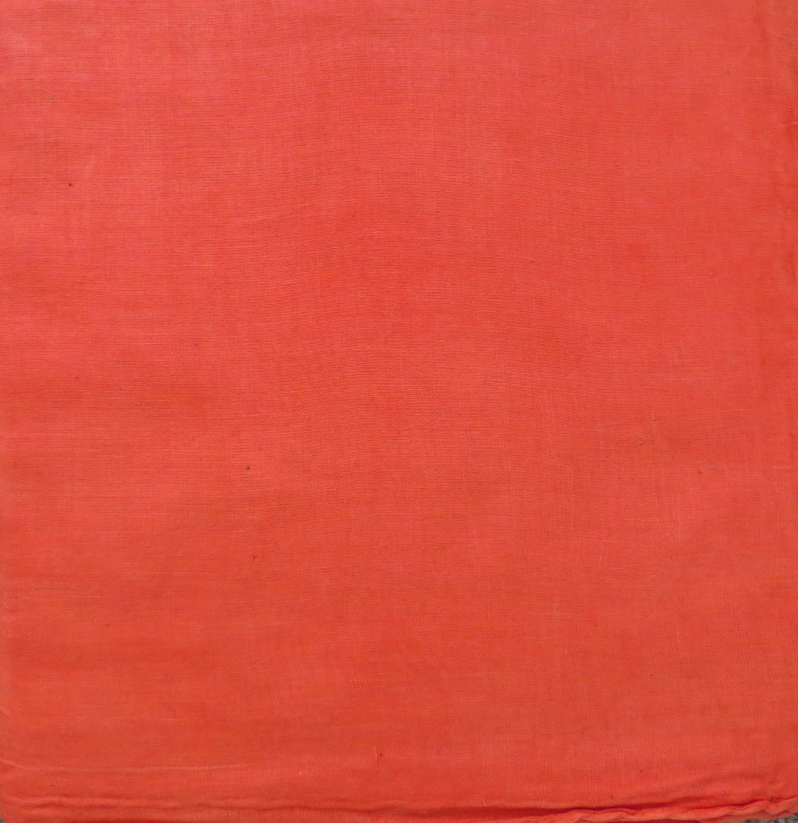 Orange solid color cotton tichel headscarve