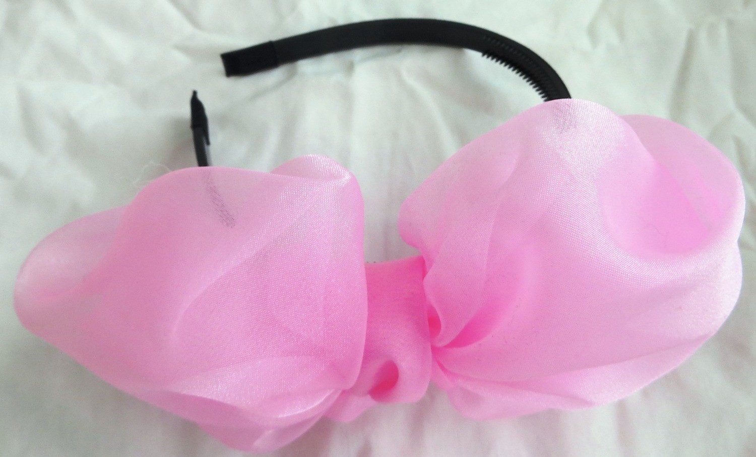Pink Spring bow headband