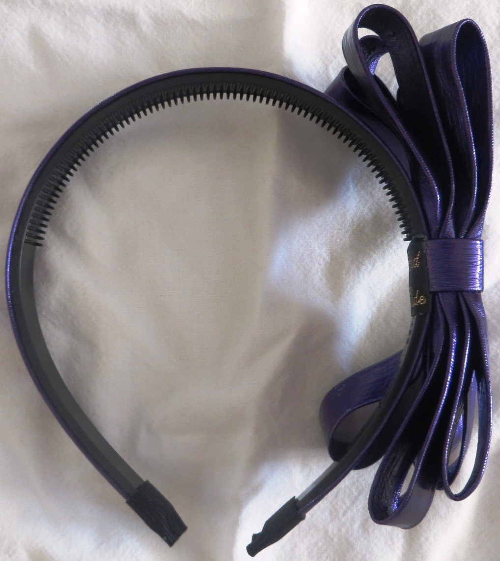 Purple Spring bright headband
