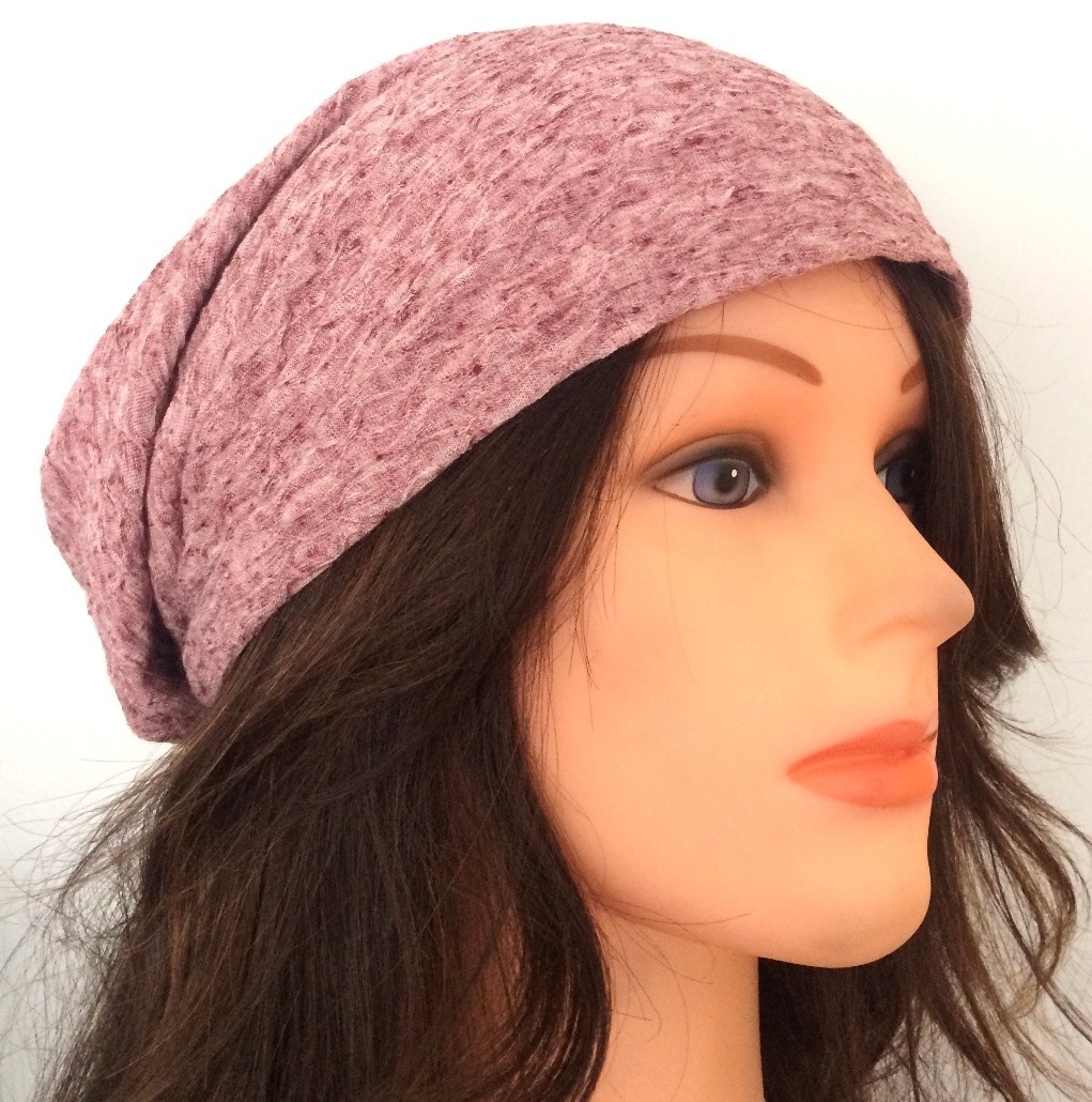 Light cranberry summer slouch textured pattern.