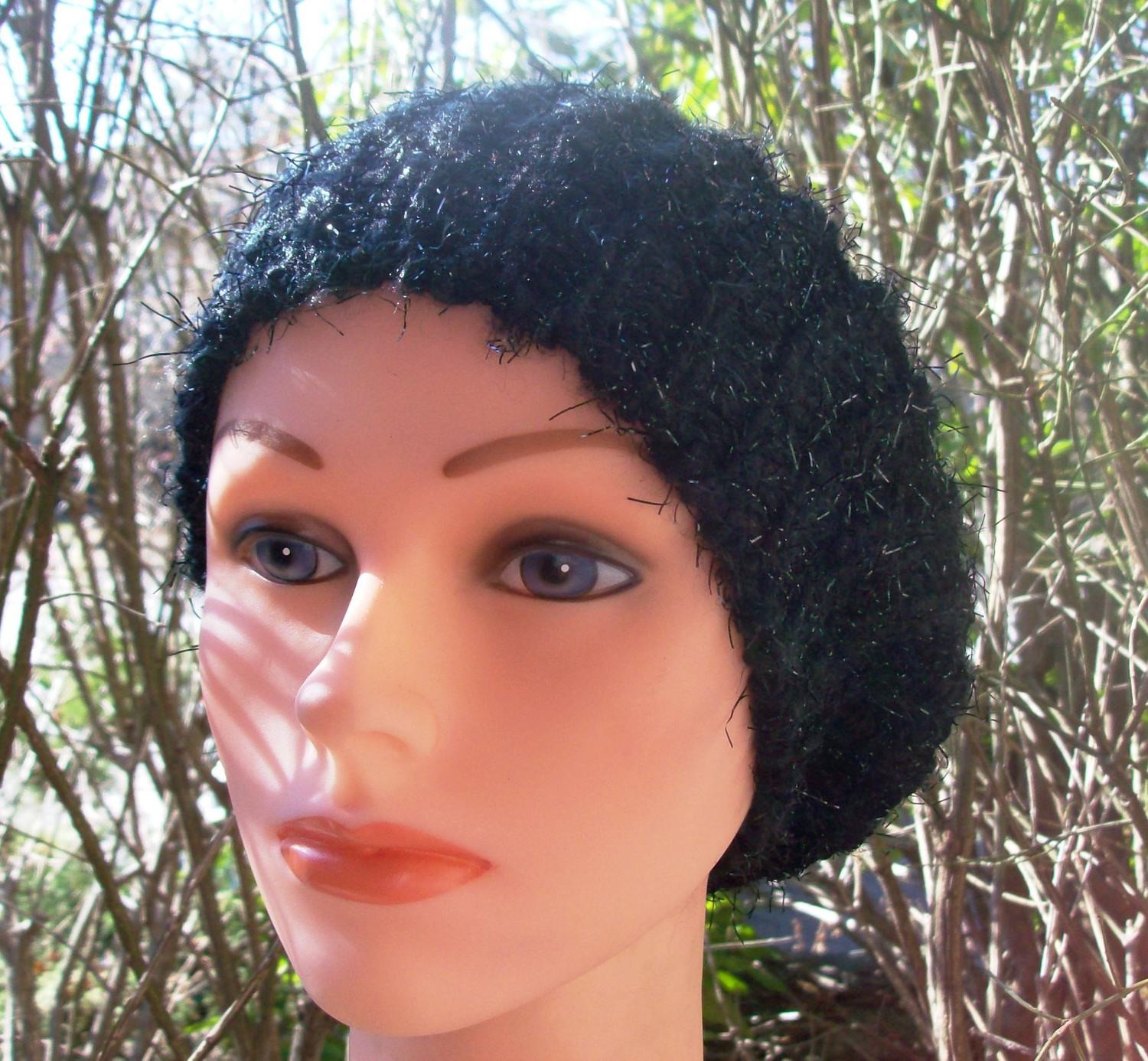 Shimmer beret black