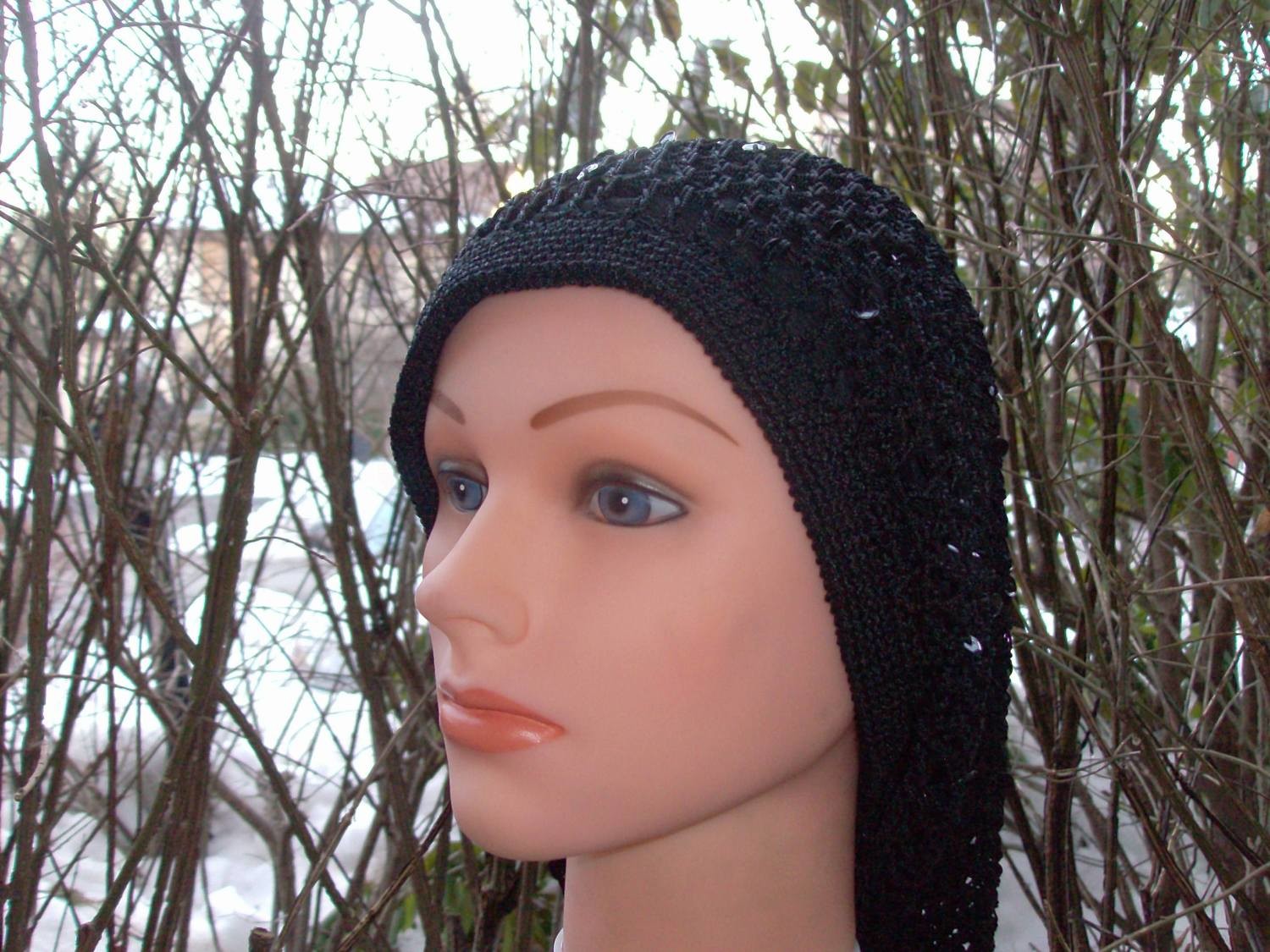 Long sequined snood