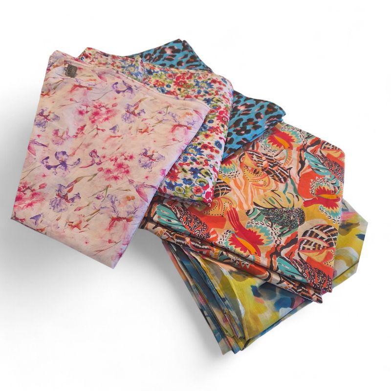 Thin Cotton Patterned Tichels
