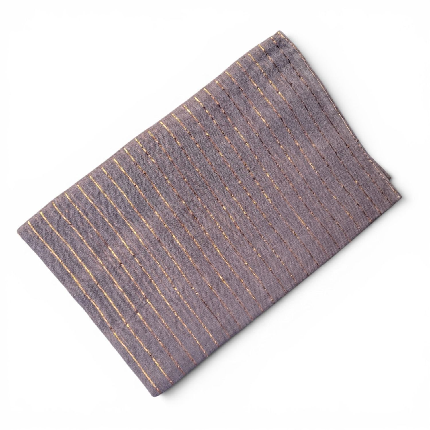 lurex tichel gold threads - brownish