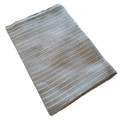 Gray Cotton lurex tichel
