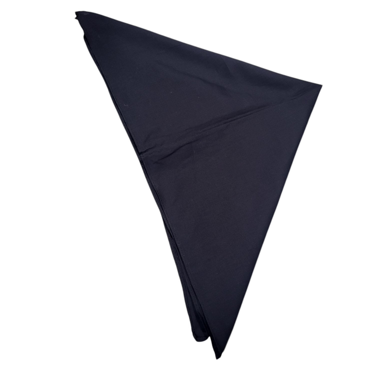 Black small square tichel - bandana