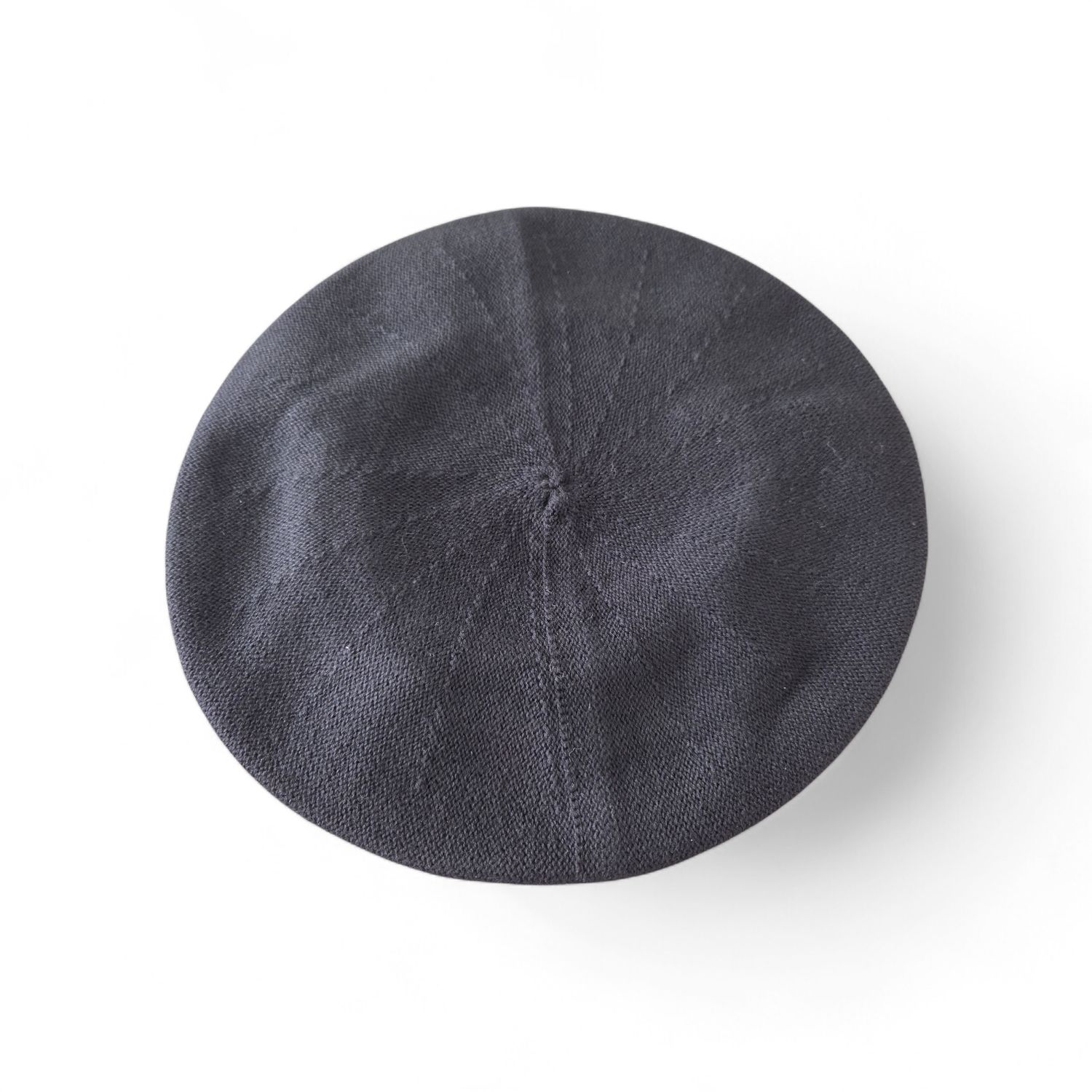 Classic Cotton Beret - black