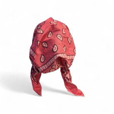 Pre tied bandana bubble gum pink