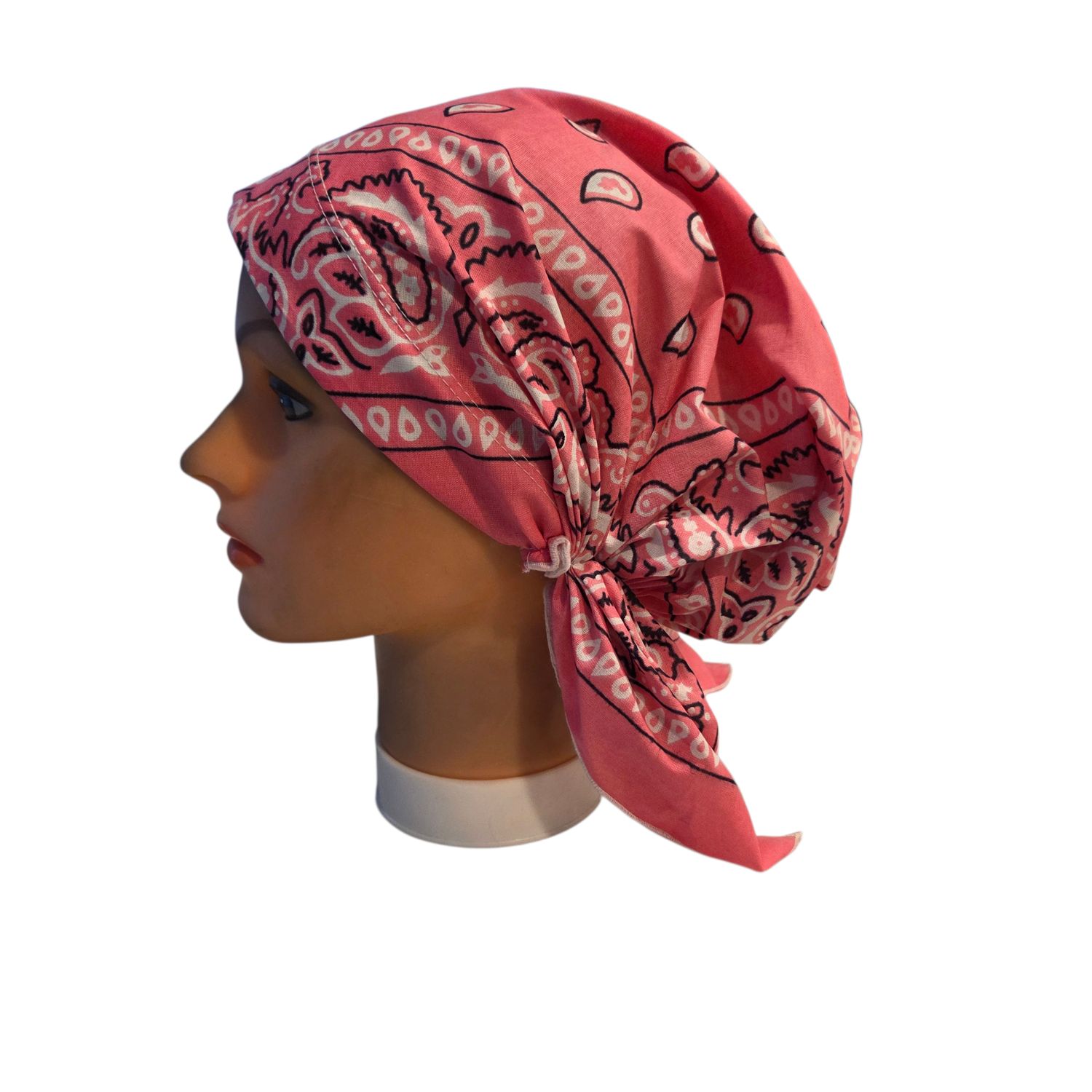 Pre tied bandana bubble gum pink