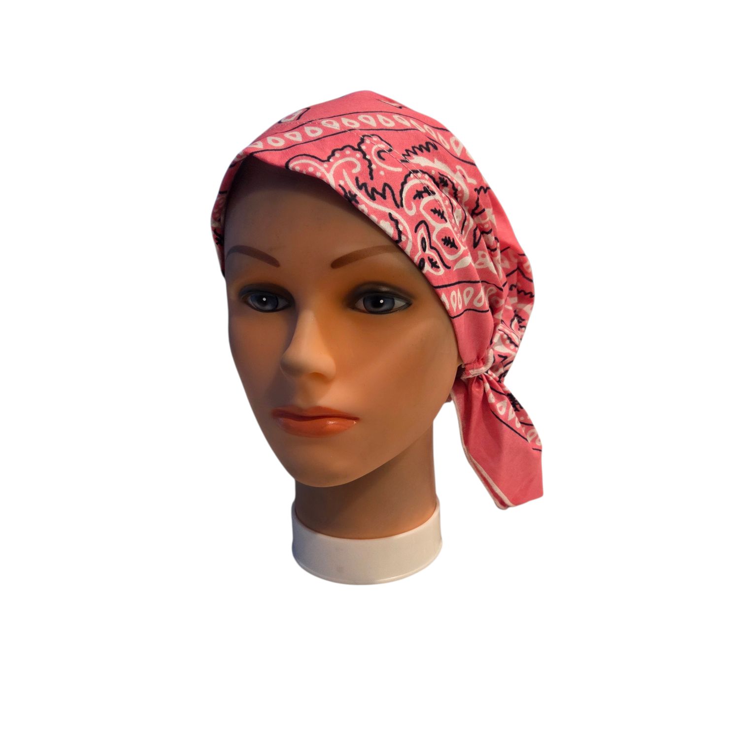 Pre tied bandana bubble gum pink