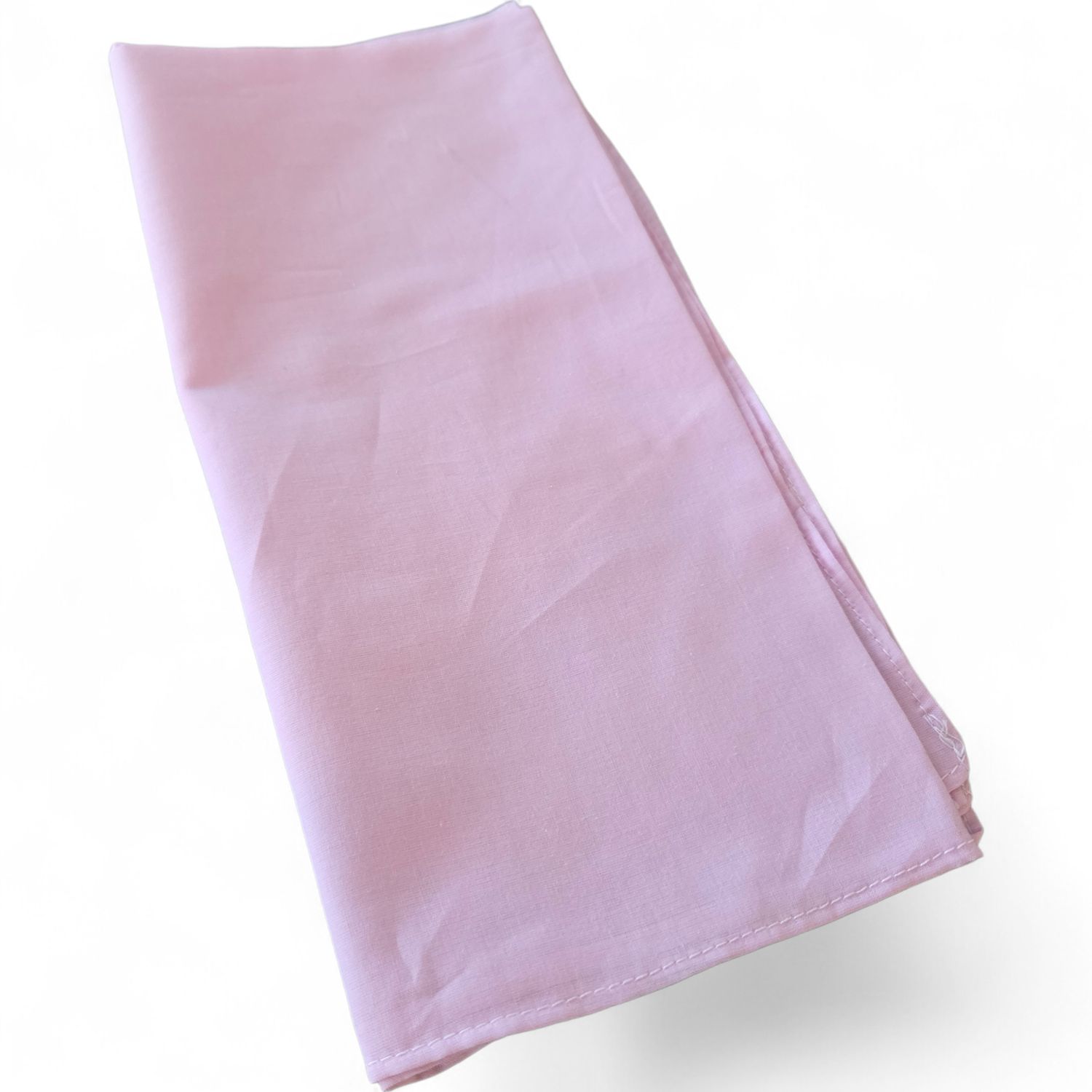 Pink small square tichel.