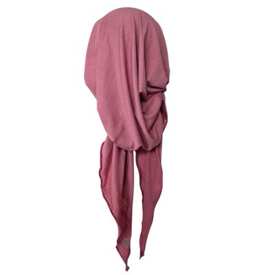 Rose pink - Dri-Fit pretied tichel w/band sewn in