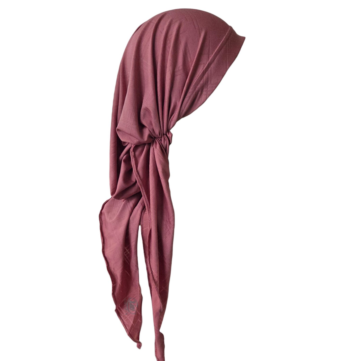 Rose pink - Dri-Fit pretied tichel w/band sewn in