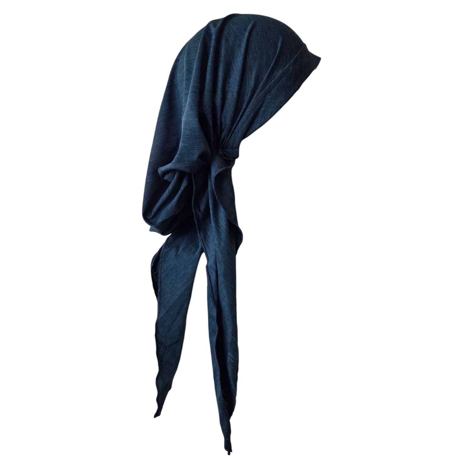 Teal - Dri-Fit pretied tichel w/band sewn in