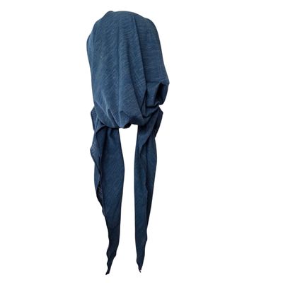 Teal - Dri-Fit pretied tichel w/band sewn in