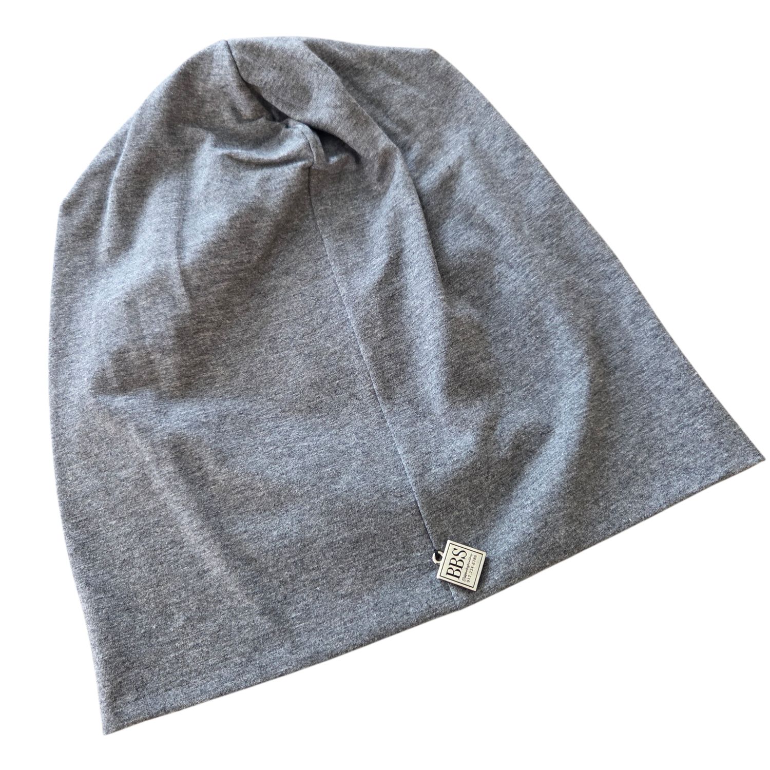 Dark gray  thin cotton beanie