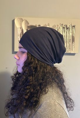 Denim cotton beanie