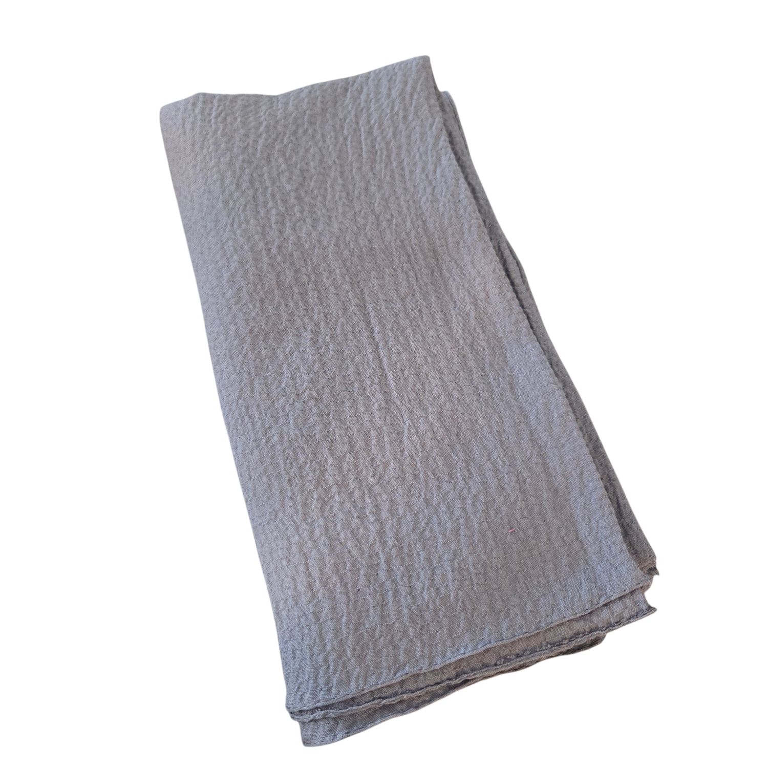 Gray textured solid tichel