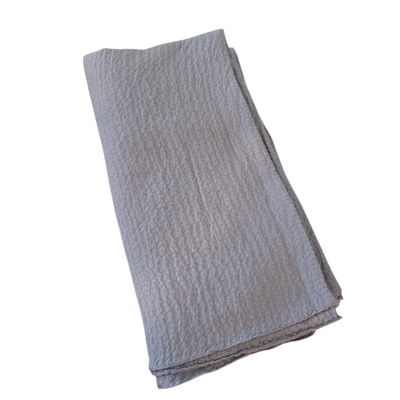 Gray textured solid tichel