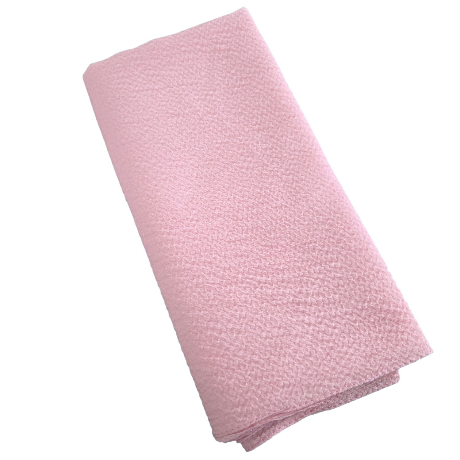 Pink textured solid tichel