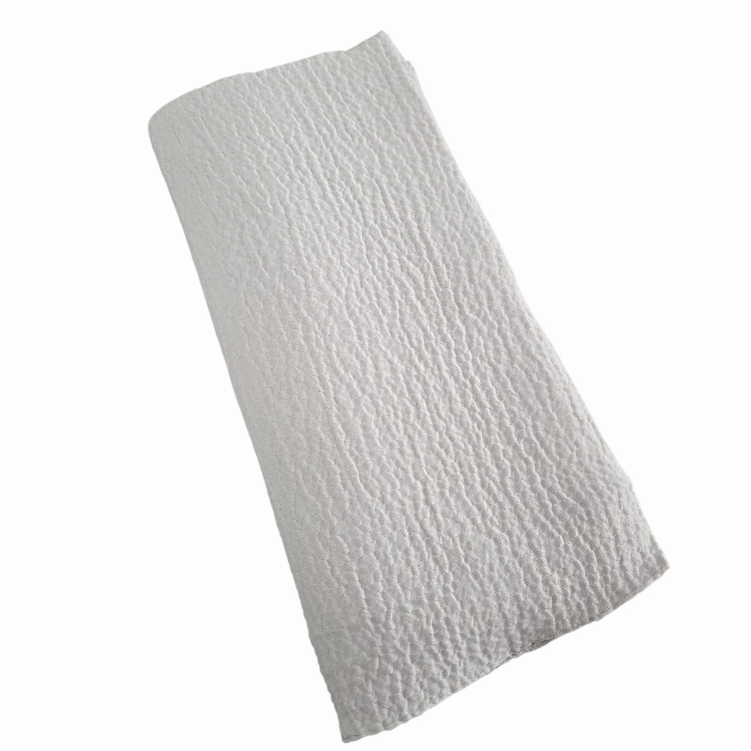 Light silver/gray textured solid tichel