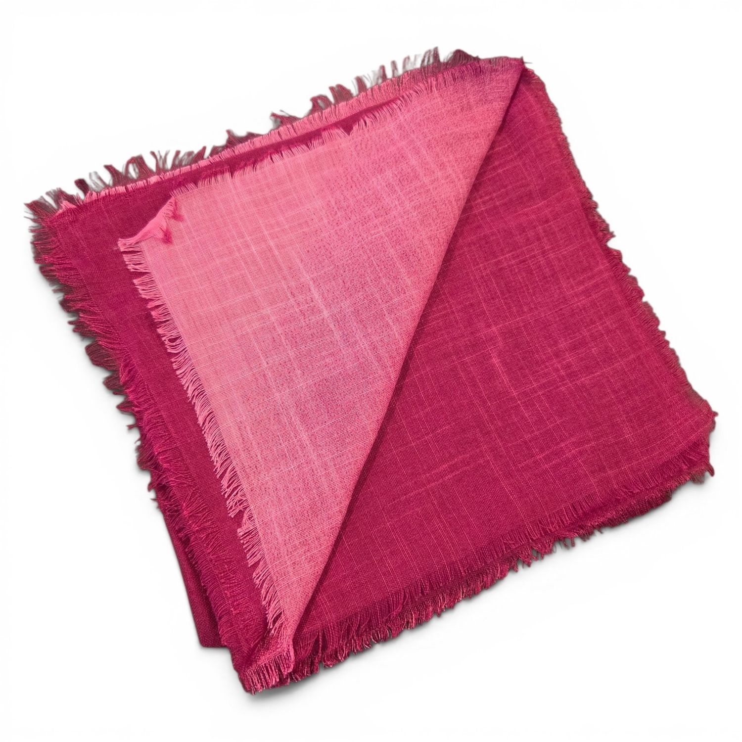 Shades of berry - shaded soft fringed tichel