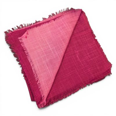 Shades of berry - shaded soft fringed tichel