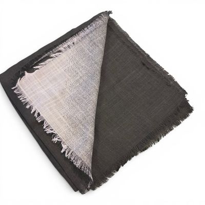 Shades of black - shaded soft fringed tichel