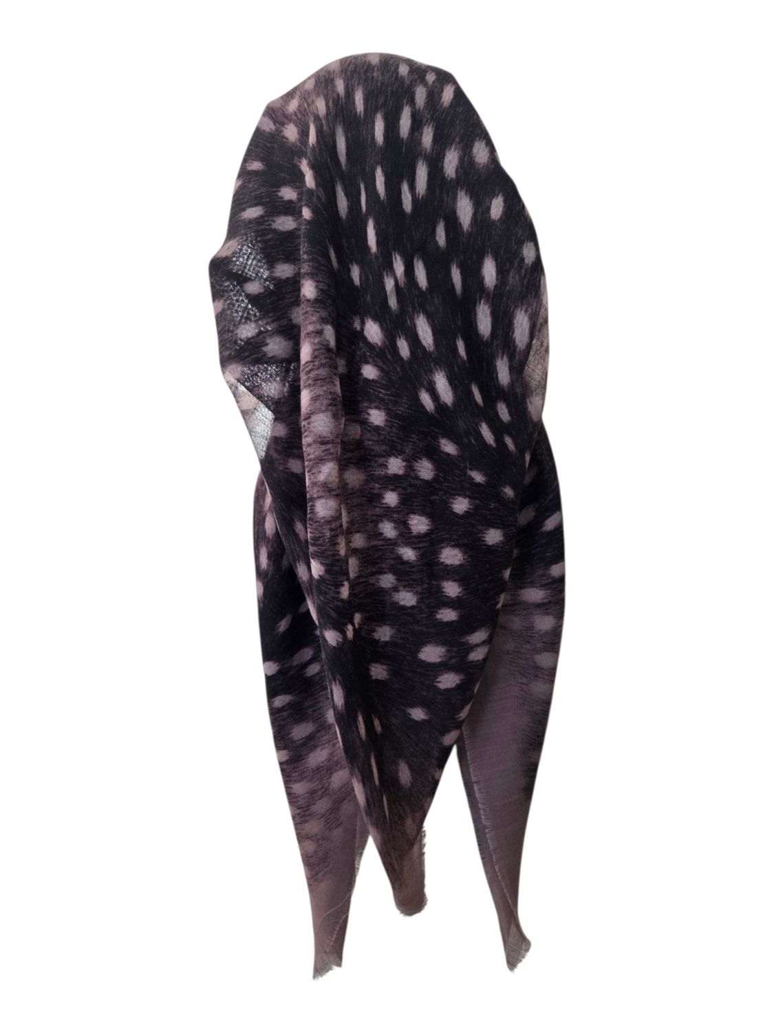  Tiger - long back pre-tied kerchief w/band sewn in  -  soft fringed edges material