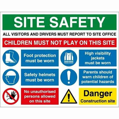 Construction Site Safety Signs