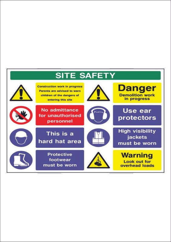 Construction Safety Sign 0011