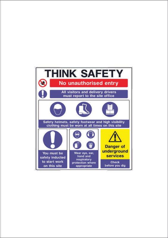 Construction Safety Sign 0017