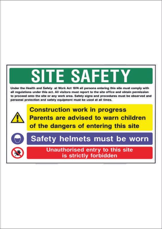 Construction Safety Sign 0015
