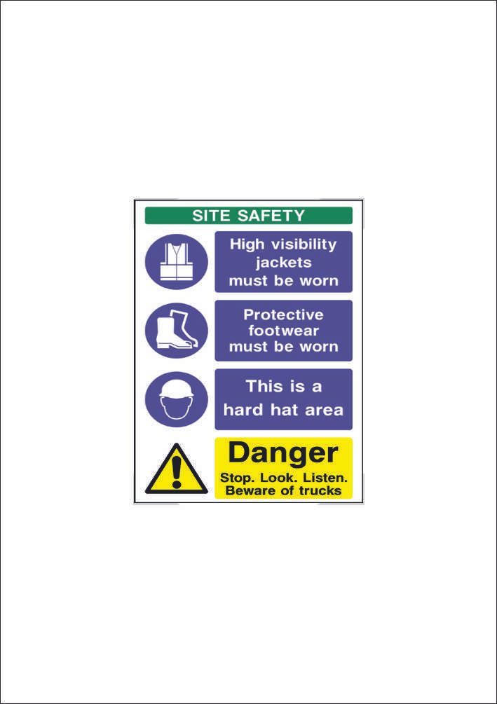 Construction Safety Sign 0019