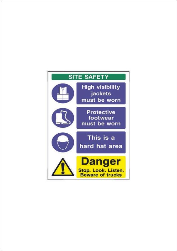 Construction Safety Sign 0019