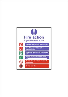 Fire Action Signs