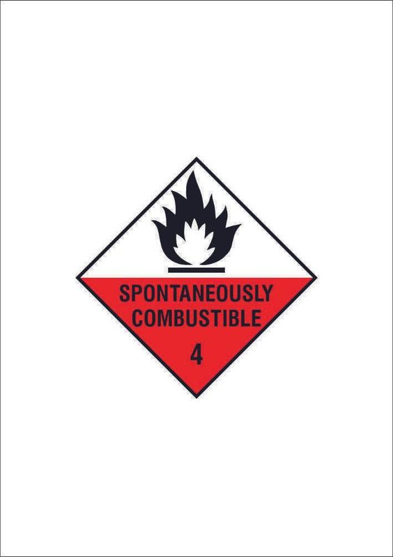 DS005 Spontaneous Combustible