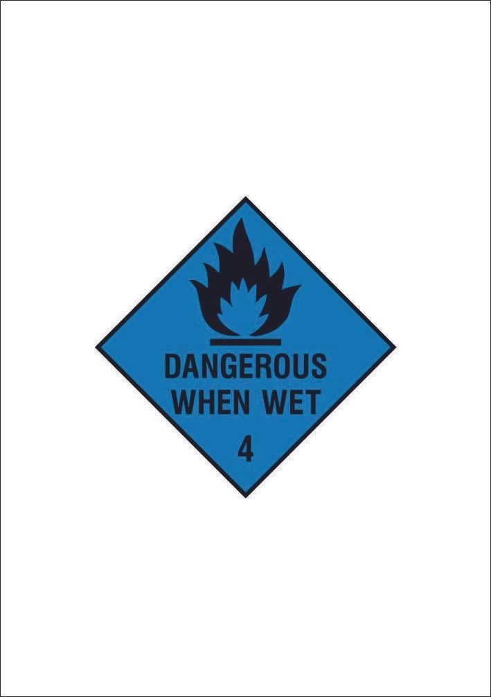 DS021 Dangerous when wet