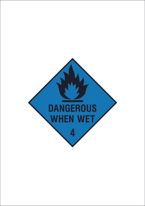 DS021 Dangerous when wet