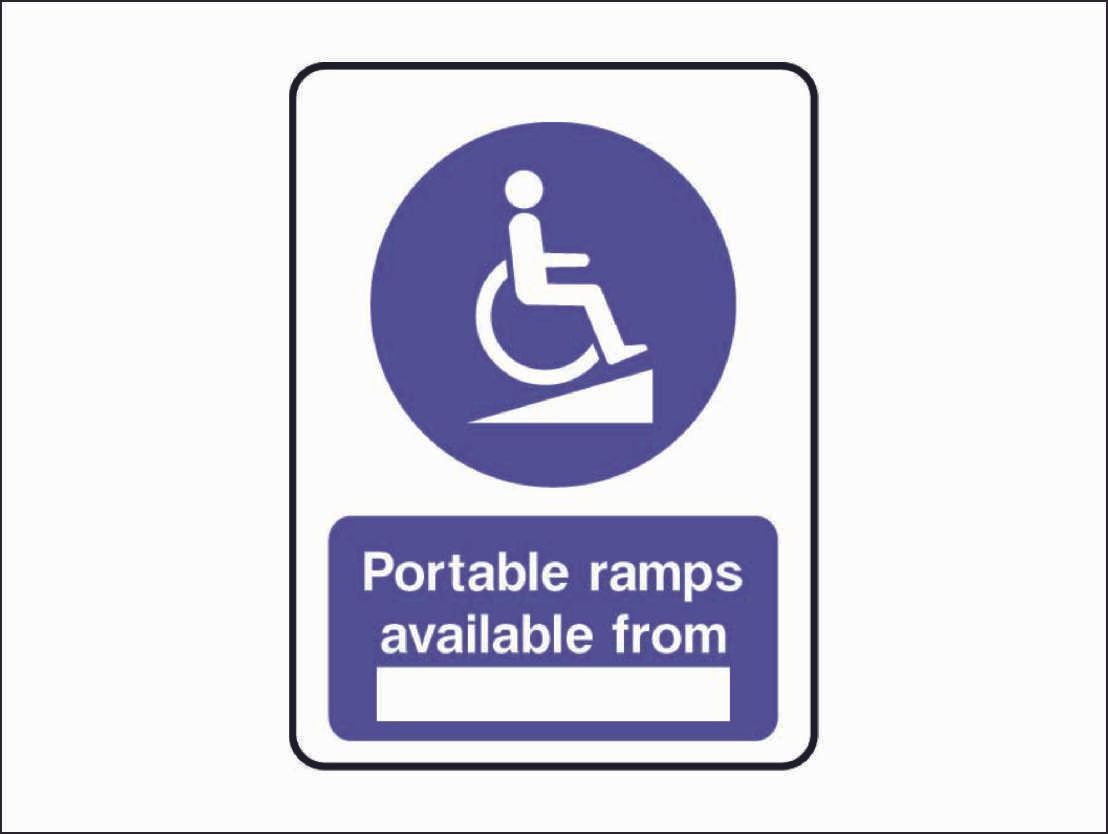 DDA007 Portable Ramp Available from