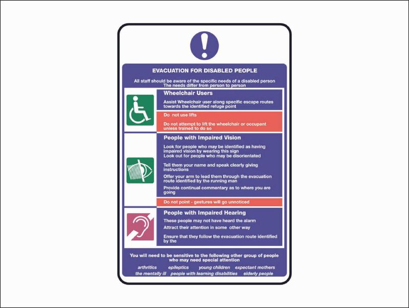 DDA026 Evacuation for Disable people