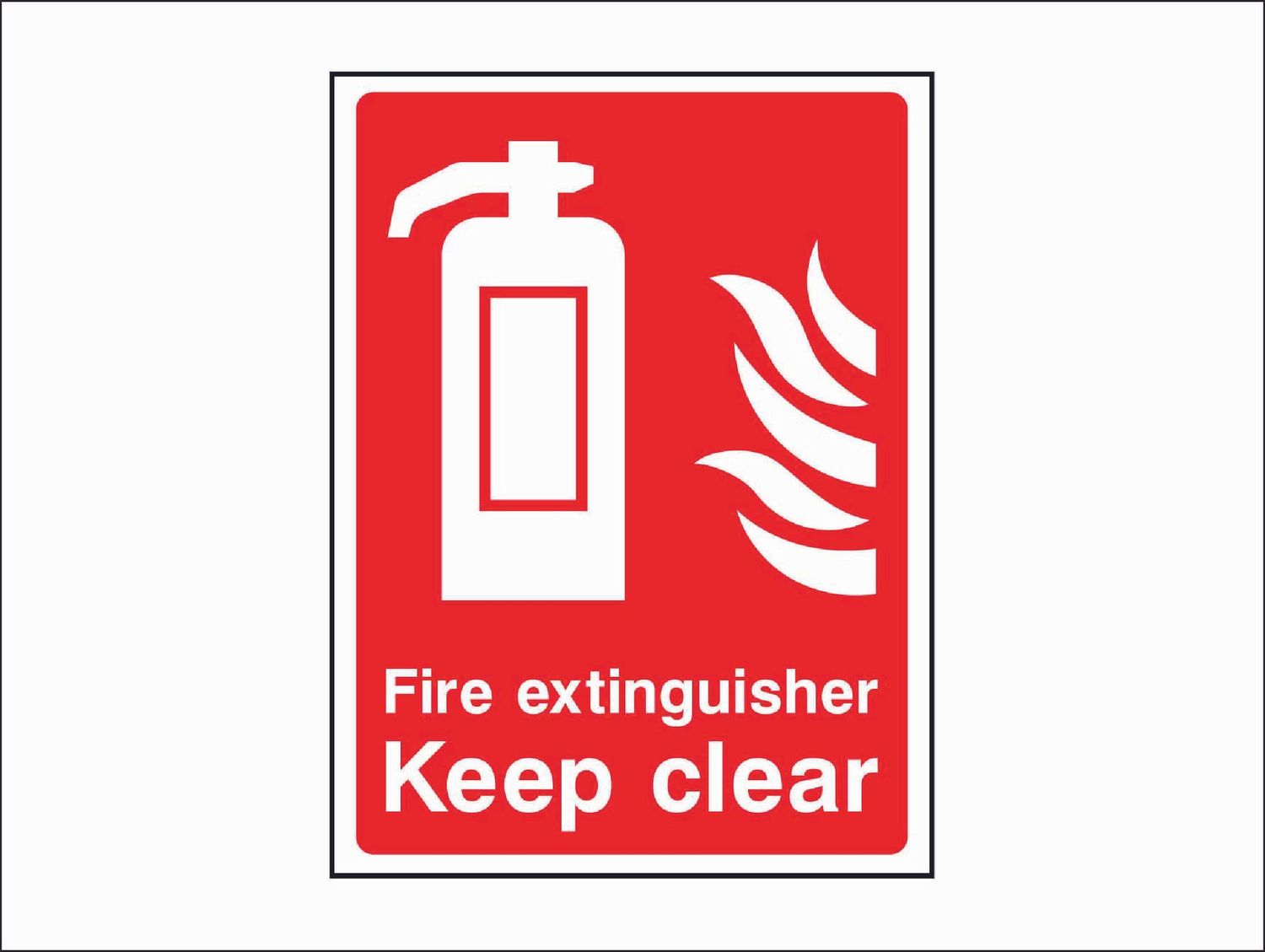 FEQP0003-Fire-extinguisher-keep-clear