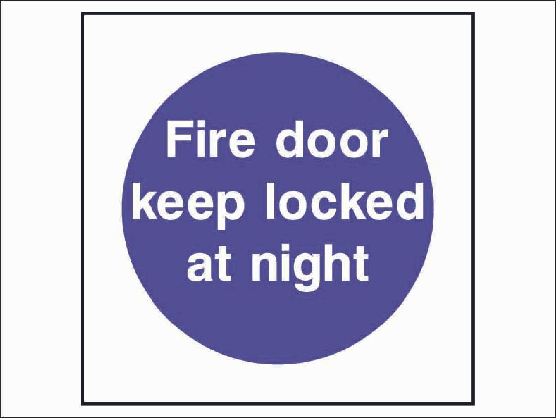 FPRV0010-Fire-door-keep-locked-at-night