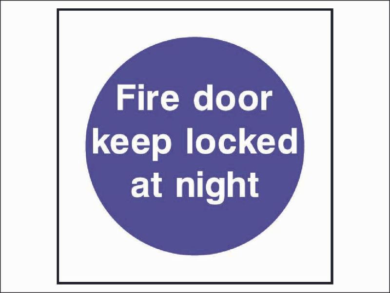 FPRV0010-Fire-door-keep-locked-at-night
