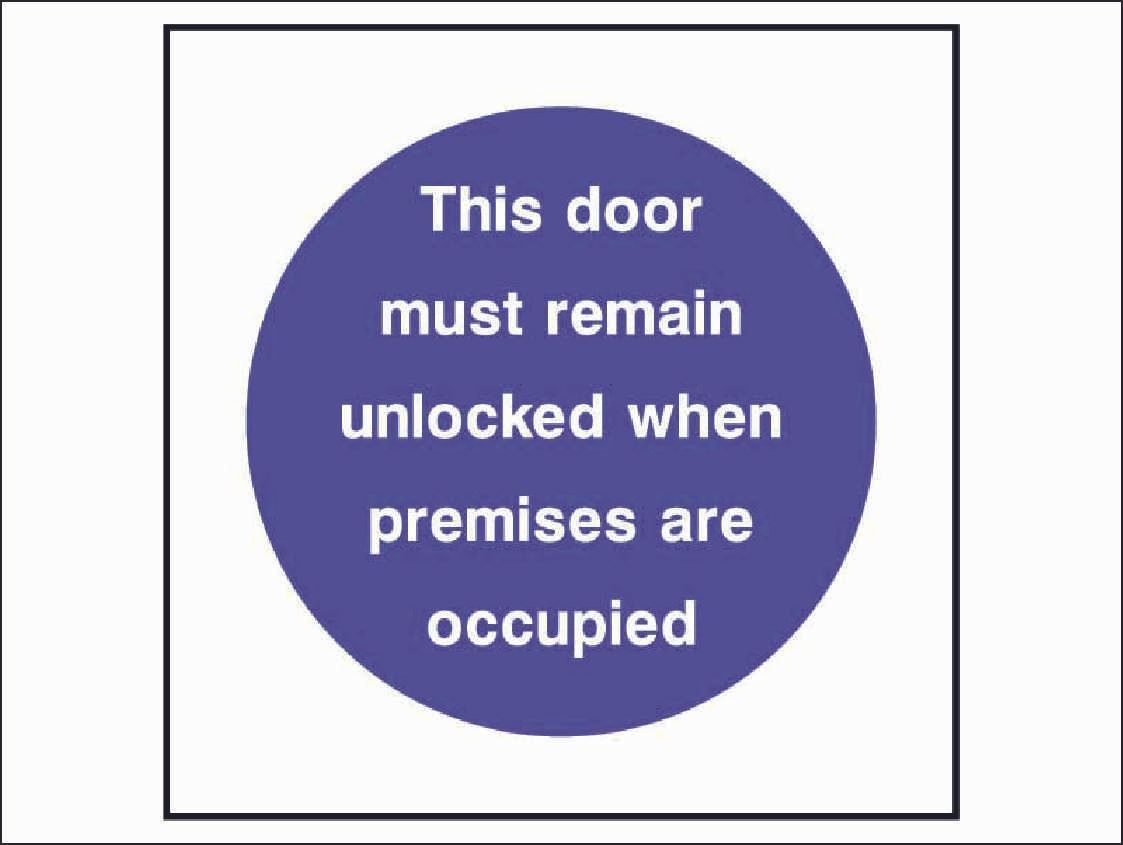FPRV0017-This-door-must-remain-unlocked