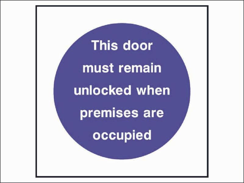 FPRV0017-This-door-must-remain-unlocked