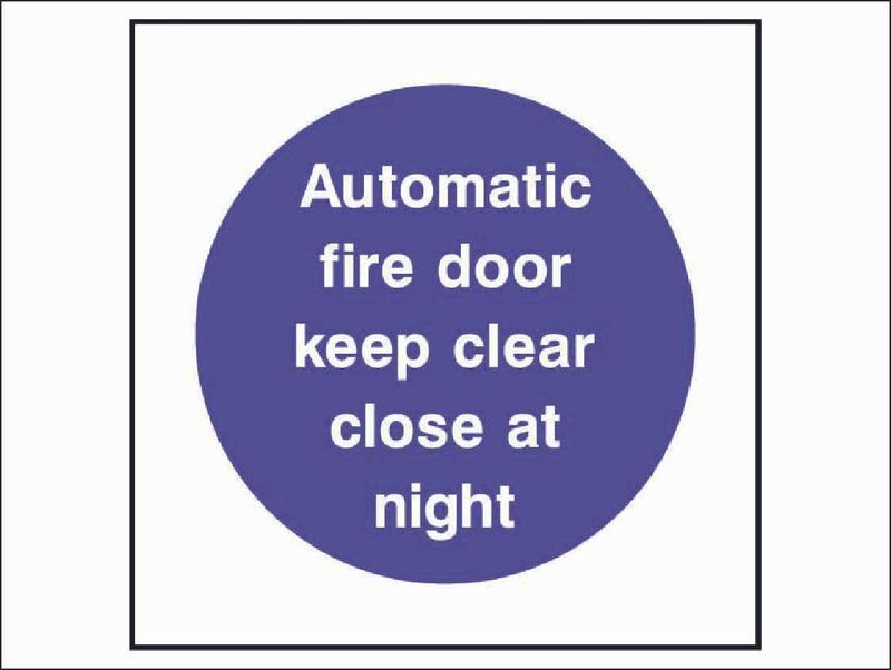 FPRV0019-Automatic-fire-door-keep-clear-close-at-night